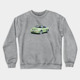 MG MGF Alumina Green Car Crewneck Sweatshirt